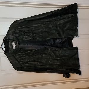 Coldwater Creek Leather Jacket XL